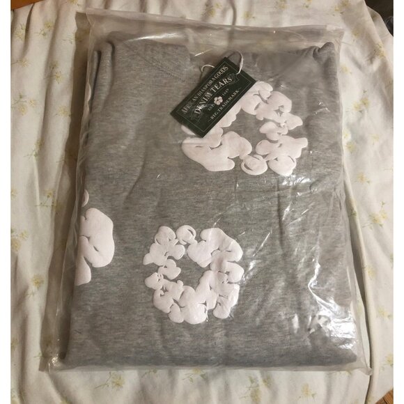 Denim Tears Gray Hoodie - Size Medium - Picture 1 of 4